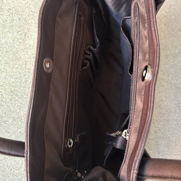 LATICO FESTIVAL TOTE IN BROWN LEATHER - Picture 2 of 4